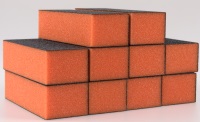 The EDGE Orange Sanding Block 100/180gt 10pk