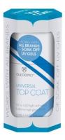 Cuccio UV Soak Off Gel Top Coat 15ml Blue Label