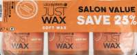 Just Wax Soft Wax POT 3 x 450g SAVE 25% PROMO