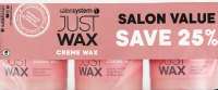 Just Wax Pink Creme Wax 3 x 450g SAVE 25% PROMO